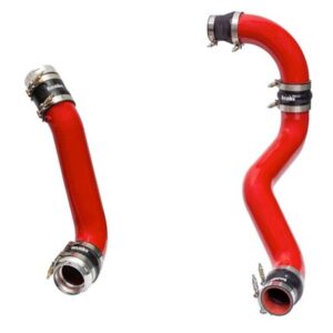 Boost Tube Upgrade Kit Fits 19-24 Ram 2500/3500 6.7L Cummins Red Powdercoat Banks Power
